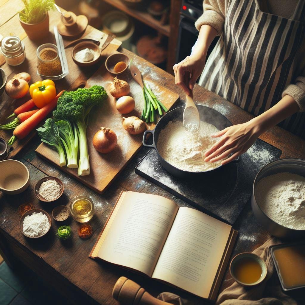 The choice between cooking at home and dining out